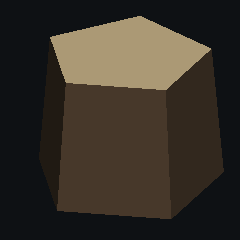 The same low poly oak, stump